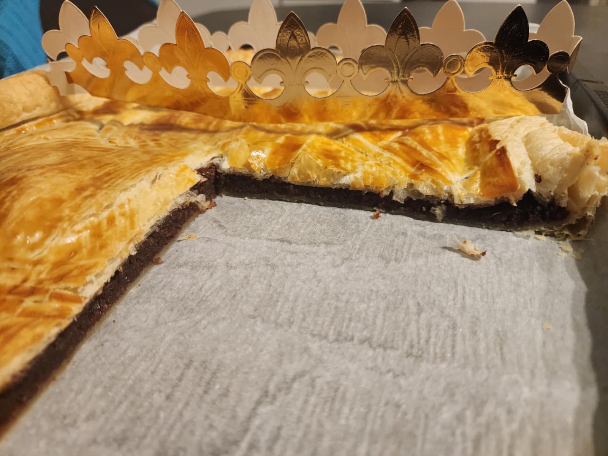 Galette des rois au chocolat