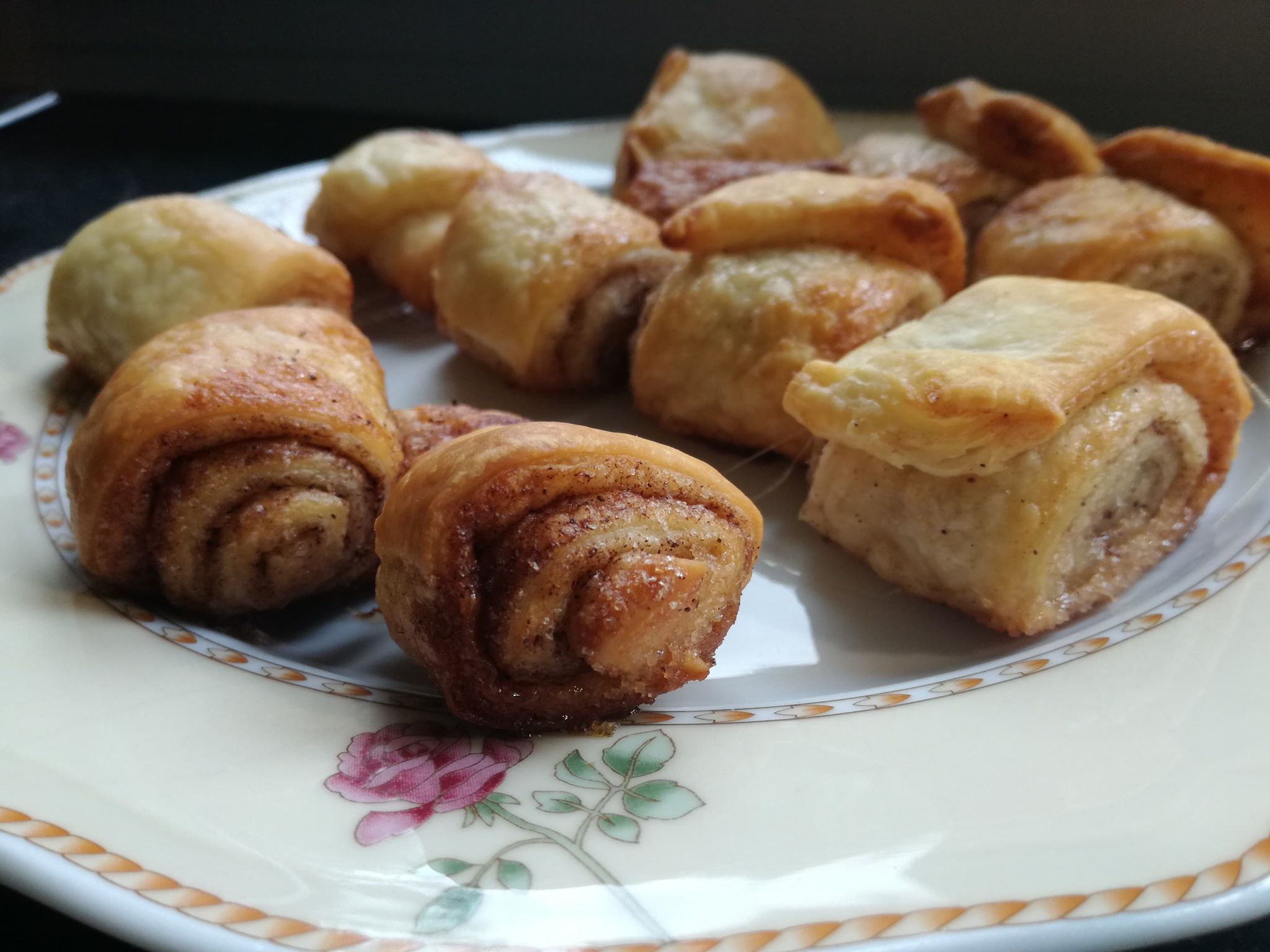 Roulés feuilletés à la cannelle