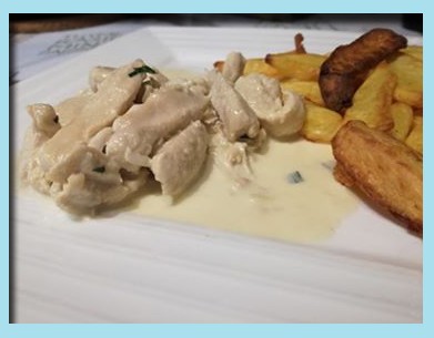 Blancs de poulet crème estragon au Cookeo