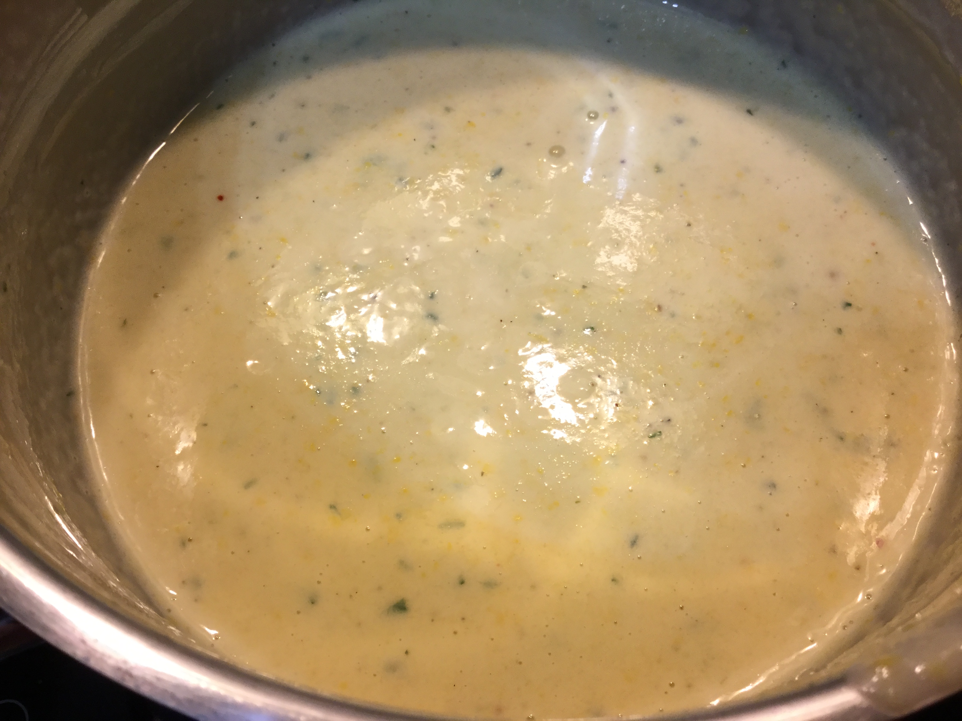 Crème de courgettes pour pâtes