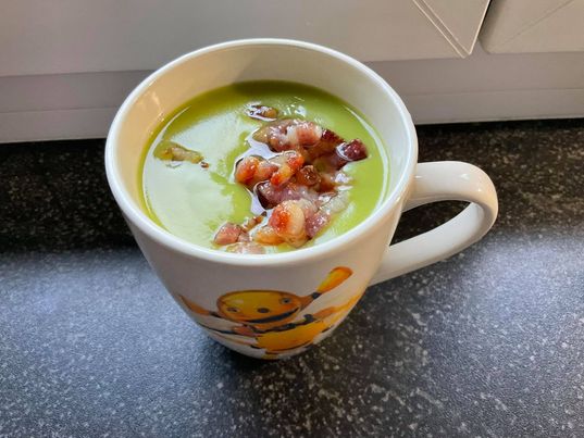 Potage aux petits pois