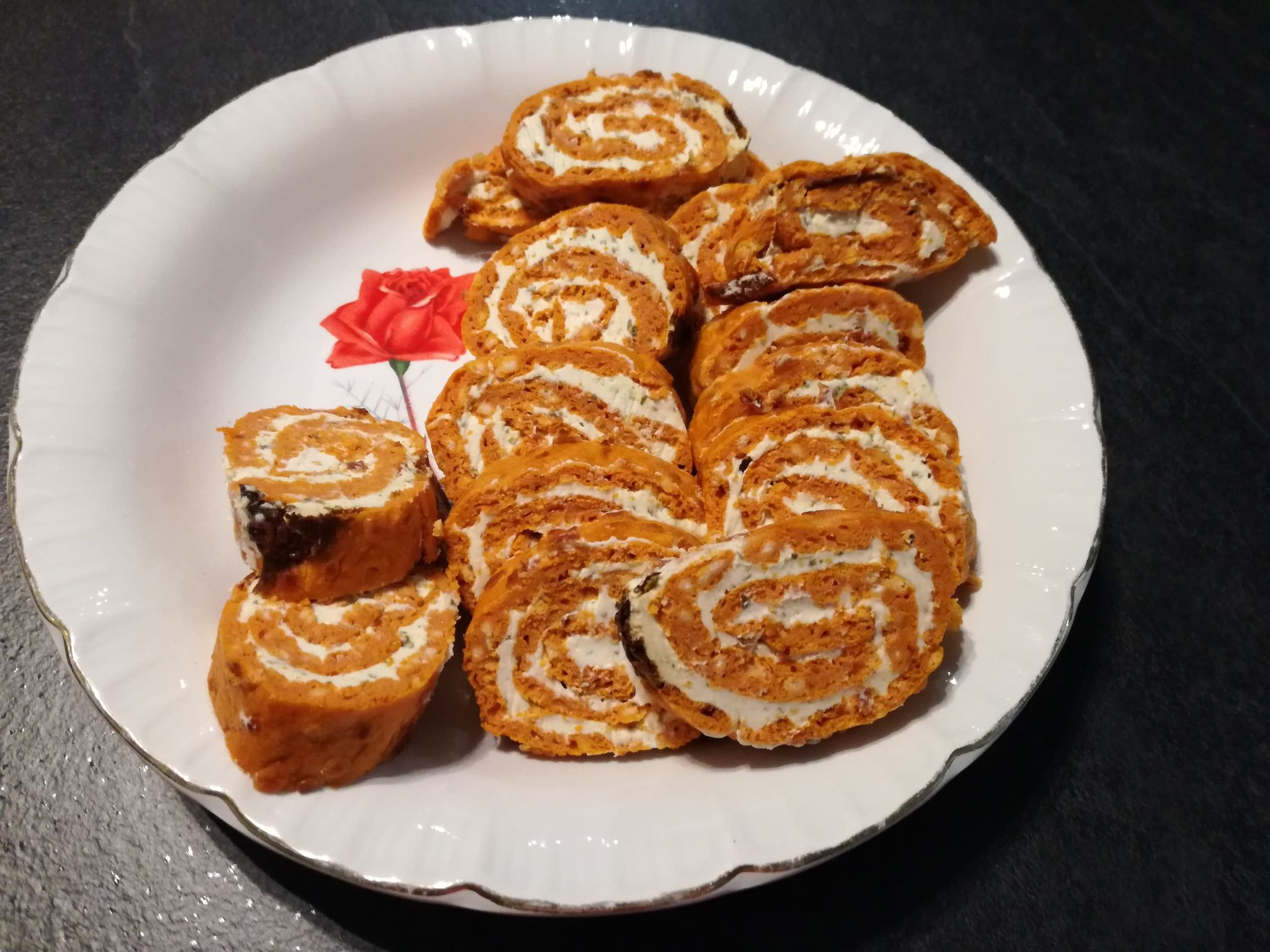 Roulés à la tomate et Boursin