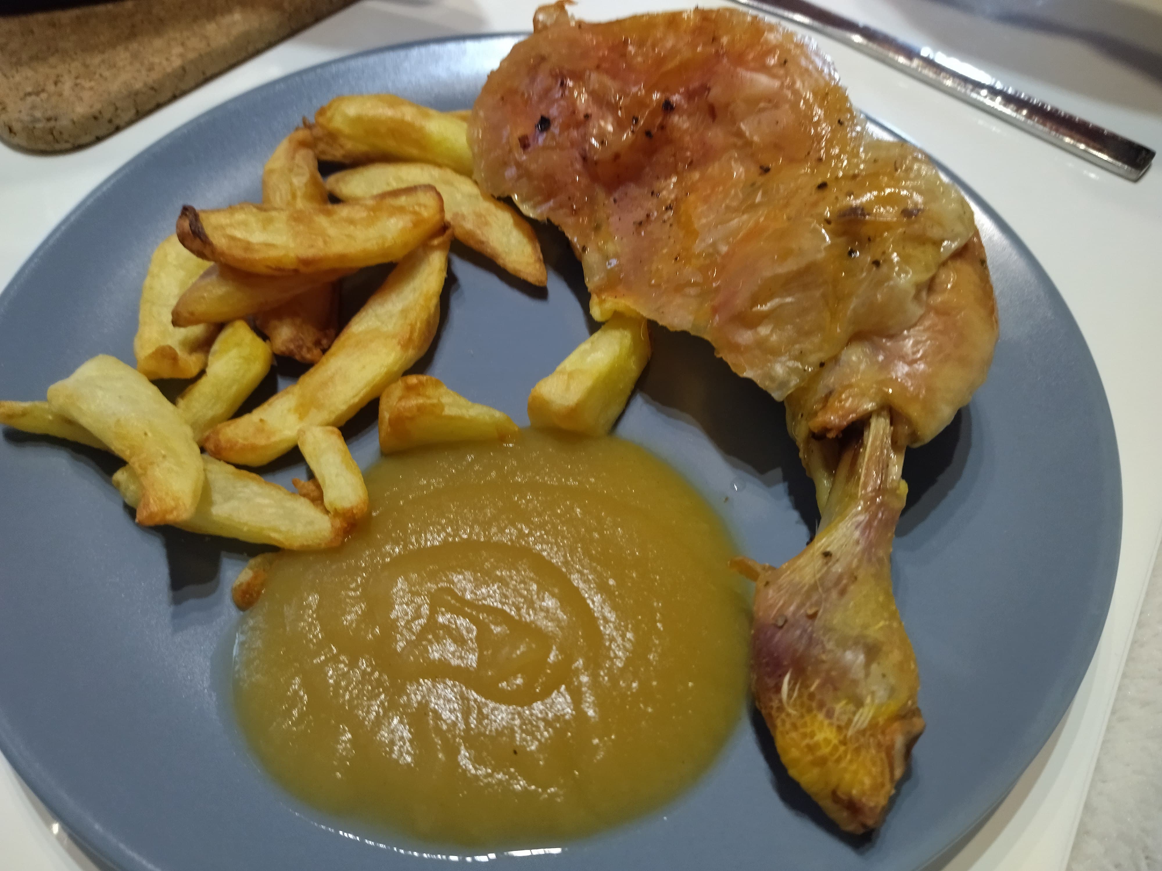 Poulet au four au diable