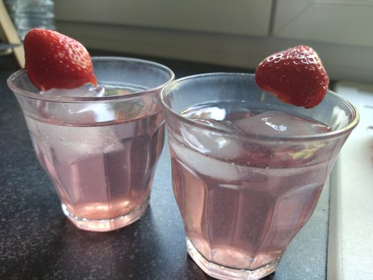 Sirop de fraises zéro déchet