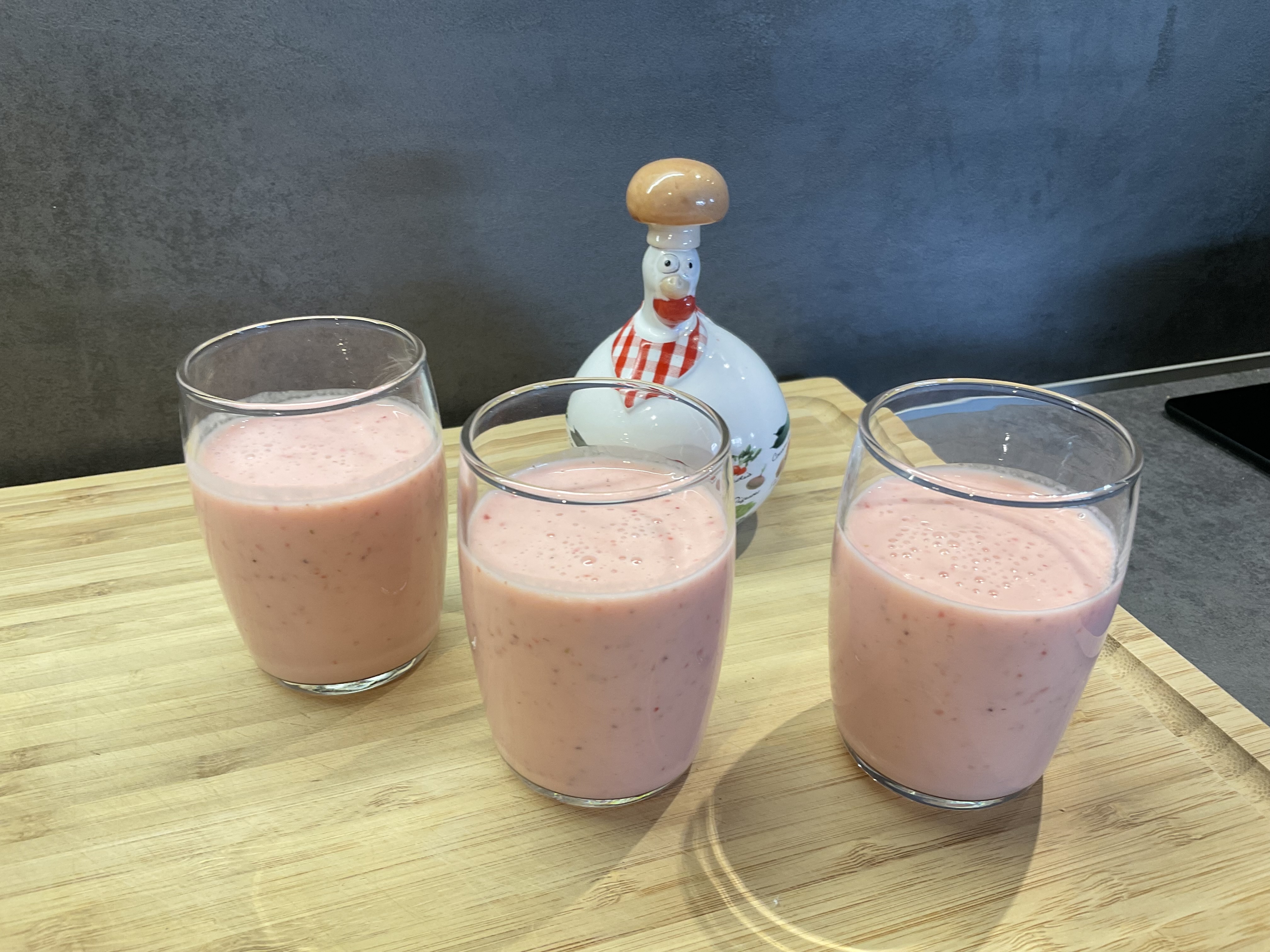 Smoothie aux fraises