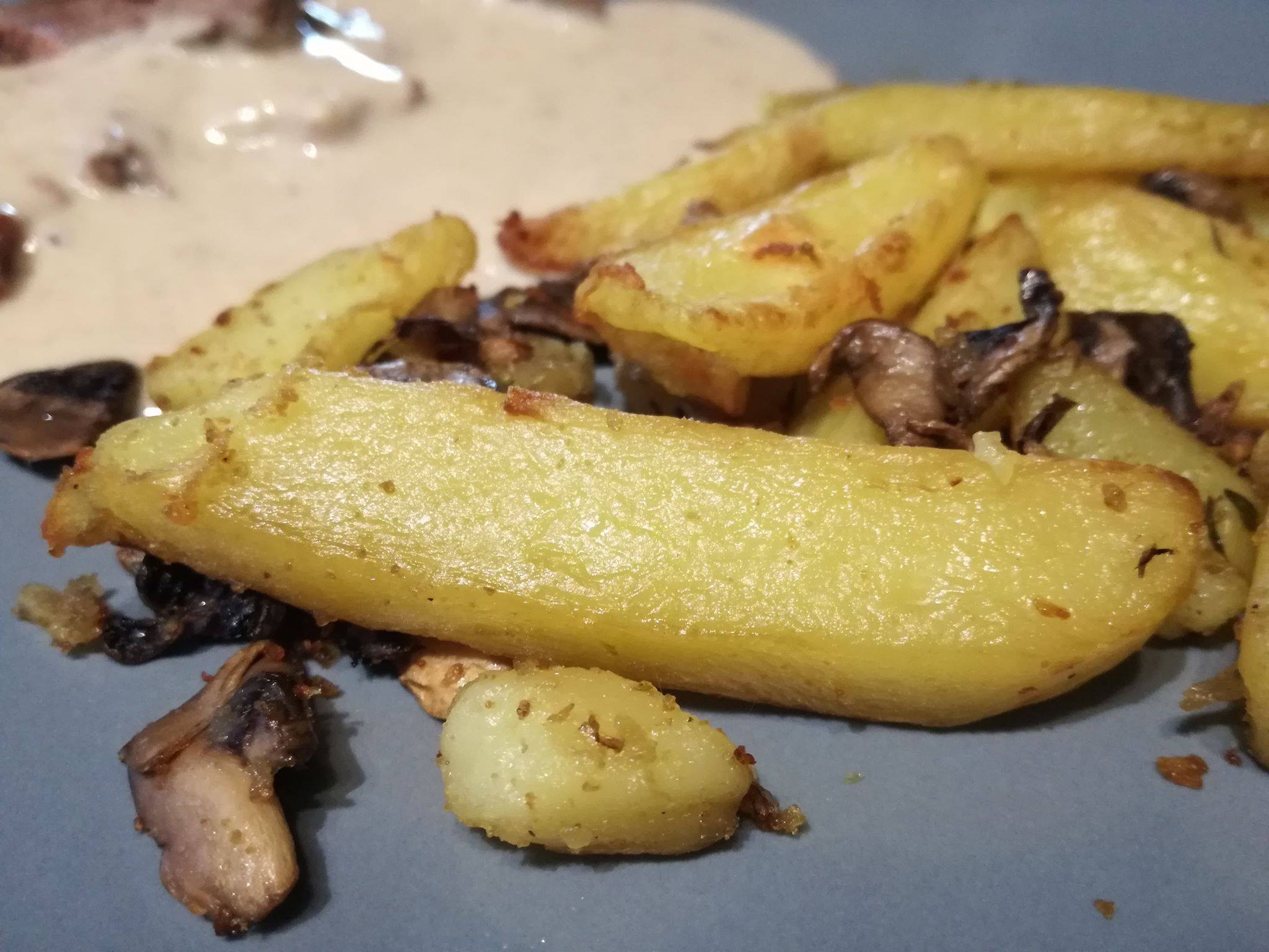 Pommes de terre aux champignons à l'Actifry