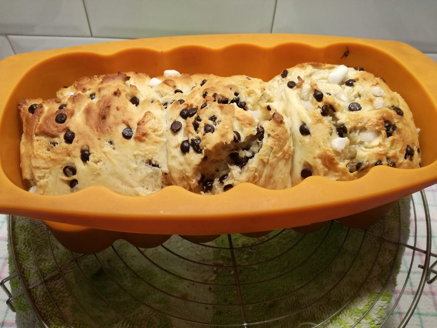 Brioche au Mascarpone et pépites de chocolat